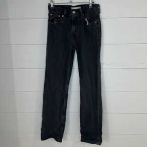 Levi low straight jeans size 25/0